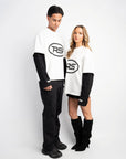 RS DOUBLE SLEEVE WHITE & BLACK