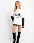 RS DOUBLE SLEEVE WHITE & BLACK