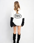 RS DOUBLE SLEEVE WHITE & BLACK