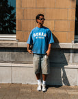 RS ATELIER T-SHIRT WASHED BLUE