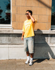 RS ATELIER T-SHIRT WASHED HONEY GOLD