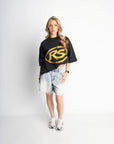 RS ATELIER T-SHIRT WASHED BLACK