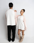 RAGLAN LONGSLEEVE PINK & WHITE
