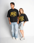 RS ATELIER T-SHIRT WASHED BLACK