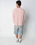 RS STRIPE LONGSLEEVE RED