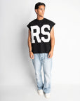 RS SLEEVELESS T-SHIRT BLACK