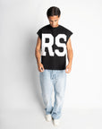 RS SLEEVELESS T-SHIRT BLACK