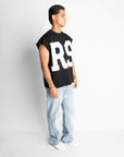 RS SLEEVELESS T-SHIRT BLACK