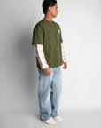 PRE-ORDER ATELIER DOUBLE SLEEVE FLANNEL OLIVE