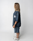DENIM LABEL SHORT SLEEVE SHIRT