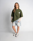 PRE-ORDER ATELIER DOUBLE SLEEVE FLANNEL OLIVE