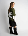 RS ATELIER DOUBLE SLEEVE OLIVE GREEN