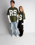 RS ATELIER DOUBLE SLEEVE OLIVE GREEN