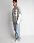 RS ATELIER DOUBLE SLEEVE GREY