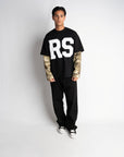 RS ATELIER DOUBLE SLEEVE BLACK X CAMO