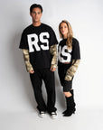 RS ATELIER DOUBLE SLEEVE BLACK X CAMO