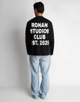CLUB OVERSIZED LONGSLEEVE BLACK