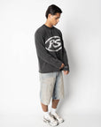 RS ATELIER LONGSLEEVE WASHED BLACK