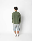 RS ATELIER LONGSLEEVE WASHED OLIVE GREEN