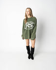 RS ATELIER LONGSLEEVE WASHED OLIVE GREEN