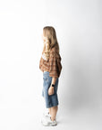 LABEL SS FLANNEL SIENNA