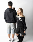 RONAN ARCHIVE ZIP UP BLACK