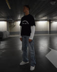 Black/White Double sleeve