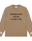 ATELIER LONGSLEEVE WASHED BROWN