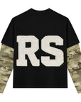 PRE-ORDER RS ATELIER DOUBLE SLEEVE BLACK X CAMO