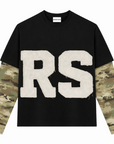 PRE-ORDER RS ATELIER DOUBLE SLEEVE BLACK X CAMO