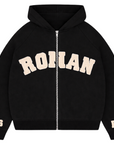 PRE-ORDER RONAN ARCHIVE ZIP UP BLACK