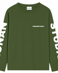STUDIO OLIVE GREEN OVERSIZED LONGSLEEVE