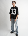 33 OVERSIZED T-SHIRT BLACK