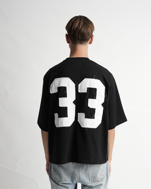 33 OVERSIZED T-SHIRT BLACK