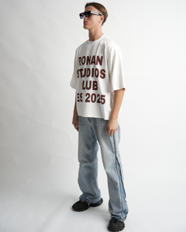 Ronanstudio white oversized t-shirt