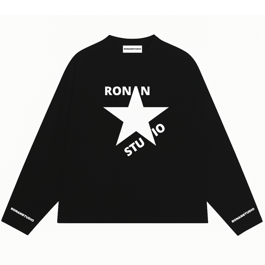 STAR LONGSLEEVE BLACK