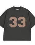 PRE-ORDER RS NO. 33 T-SHIRT WASHED BLACK