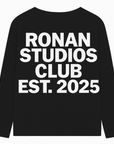 RONANSTUDIO CLUB black oversized longsleeve (new)