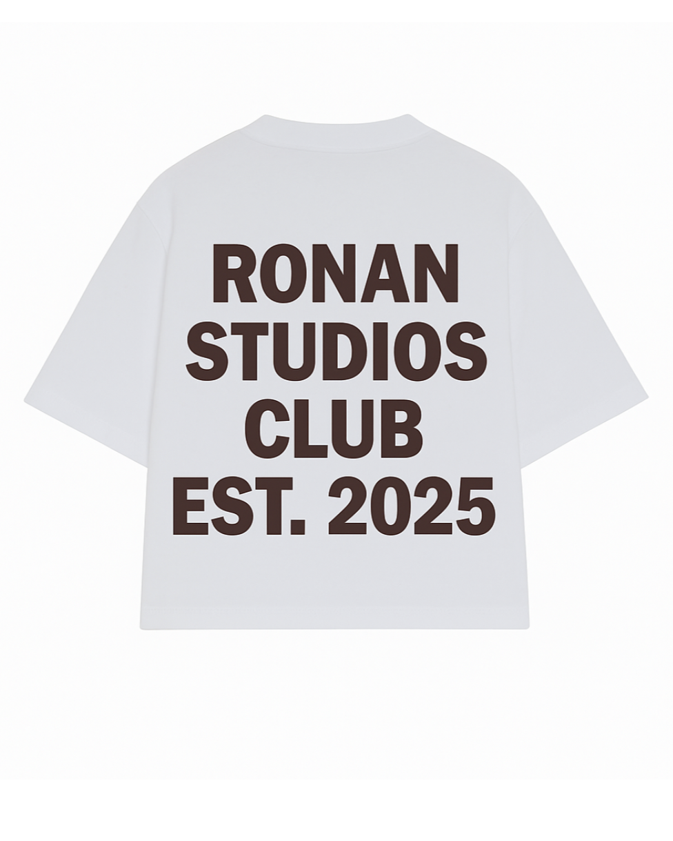 Ronanstudio white oversized t-shirt