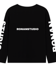 Pre-order: Ronanstudio oversized black longsleeve