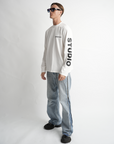 STUDIO WHITE OVERSIZED LONGSLEEVE
