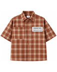 LABEL SS FLANNEL SIENNA