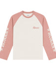 RAGLAN LONGSLEEVE PINK & WHITE
