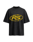 RS ATELIER T-SHIRT WASHED BLACK