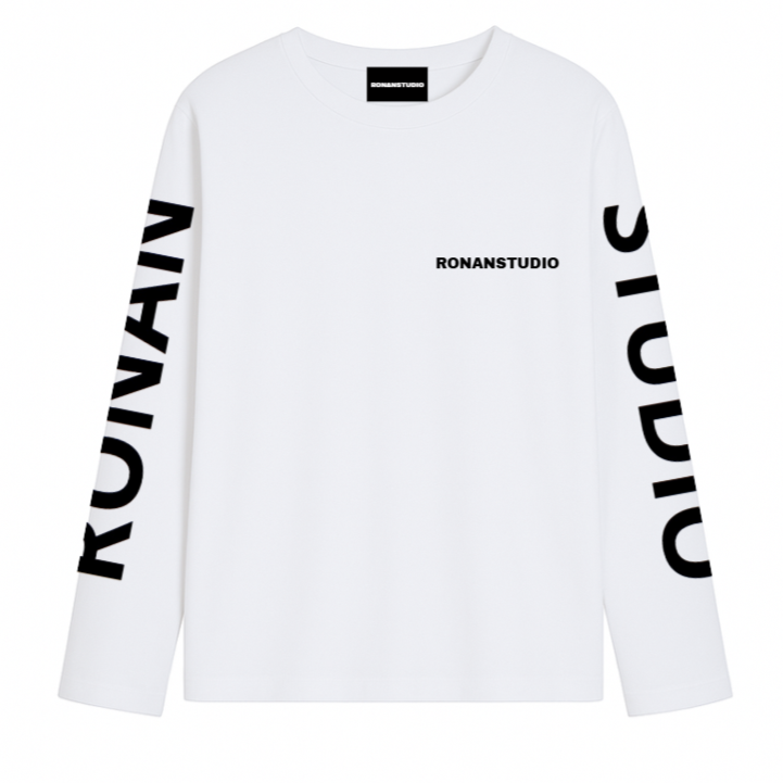 STUDIO WHITE OVERSIZED LONGSLEEVE