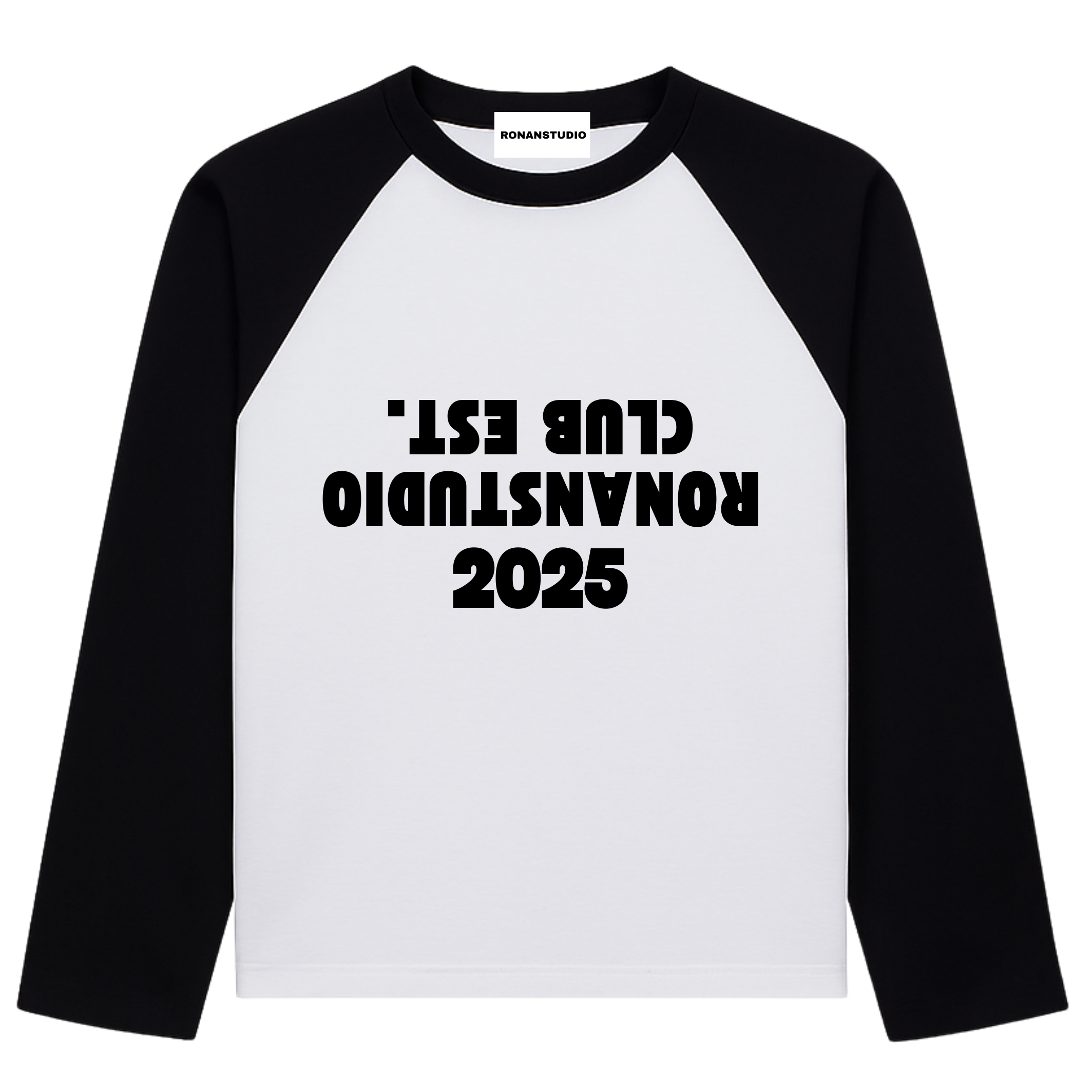 MIRROR LONGSLEEVE BLACK & WHITE