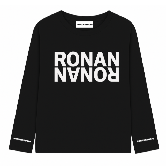 CLUB zwarte oversized longsleeve