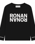 PRE-ORDER CLUB zwarte oversized longsleeve