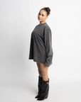 PRE-ORDER RONAN EE LONGSLEEVE WASHED BLACK