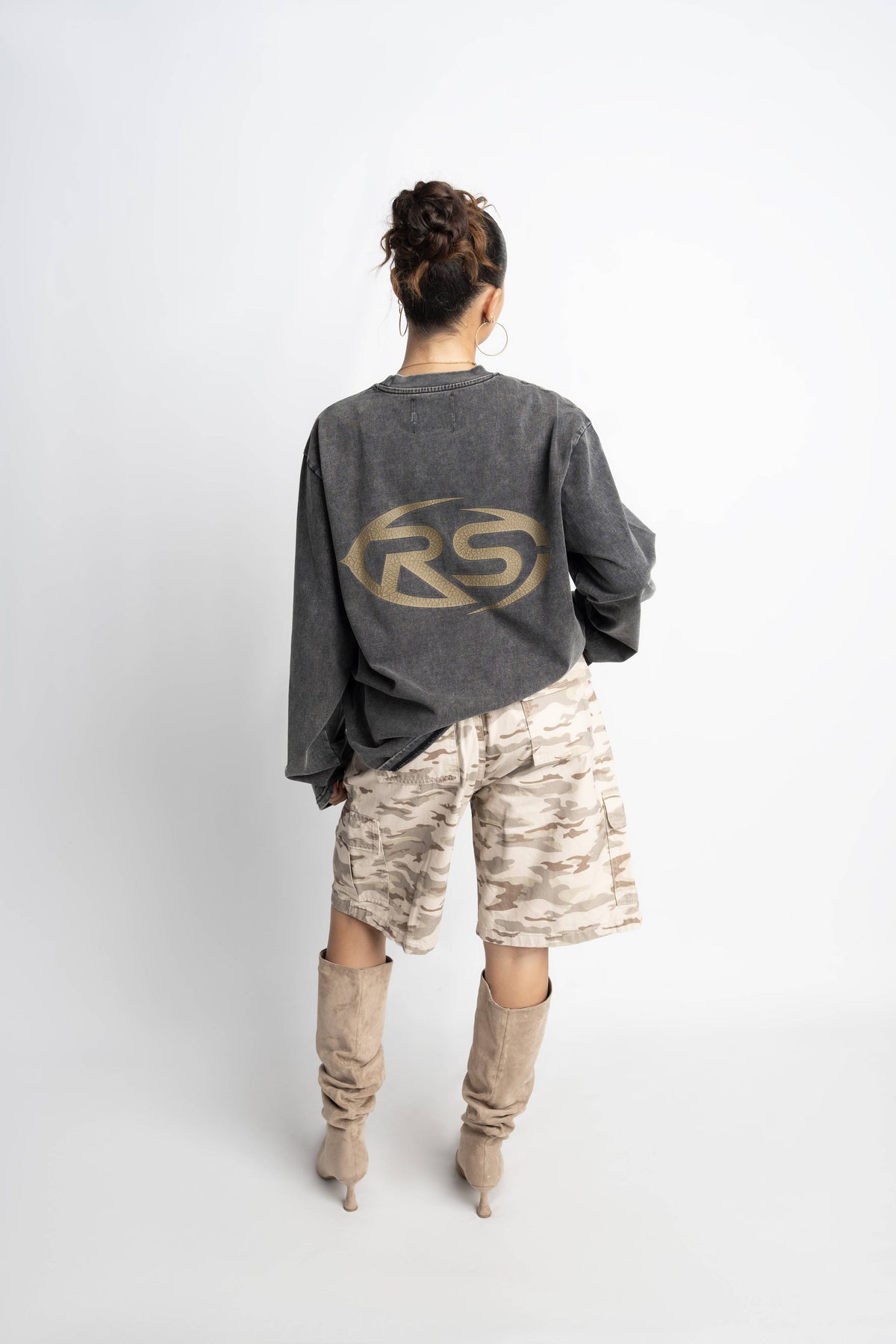 RS CAMO CARGO SHORTS DESERT CAMO